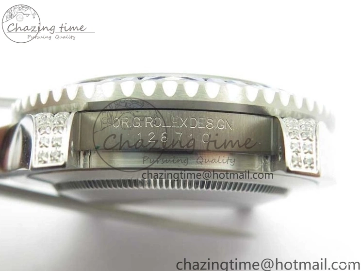 GMT-Master Blue 904L V3 Diamonds Jubilee Dial GMF Bracelet SA3285 II Steel On CHS White Bezel Black Edition Best 0330